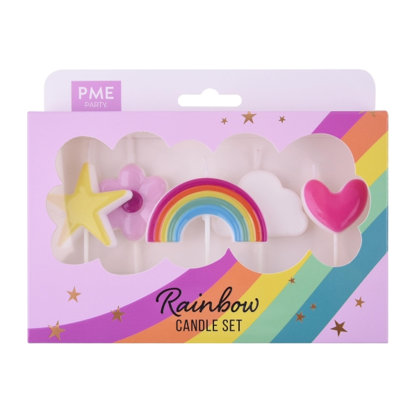 Candle Set - Rainbow